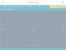 Tablet Screenshot of mks.cl